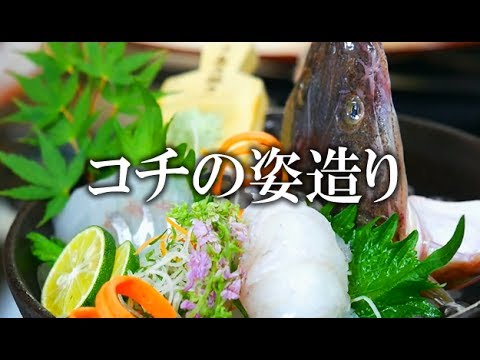 コチの刺身のさばき方 田中ケンのプロが作る簡単レシピ集と料理の作り方 ケンズキッチン